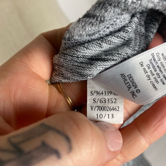 ATHLETA No Sweatin It Spacedye Long Sleeve Tee Small - Picture 6 of 9